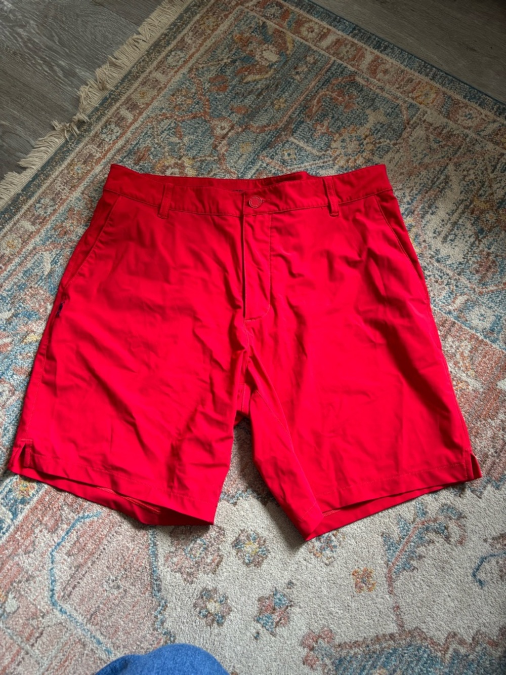 Rhone Men's Red commuter Performance Shorts